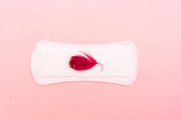 Menstruační Polštářky Menstruační Periody Ovulace Plodnost Plánování Porodu Přirozená Kontrola — Stock fotografie