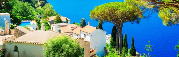 View Tyrrhenian Sea Waters Amalfi Coast Italy Web Banner — Stock Photo, Image