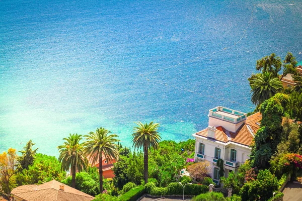 Turquiose Water Cote Dazur French Riviera Coast France — 스톡 사진