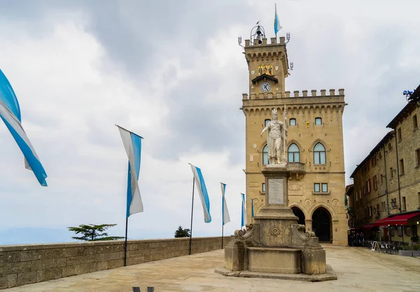 Piazza della Liberta in San Marino, Italy