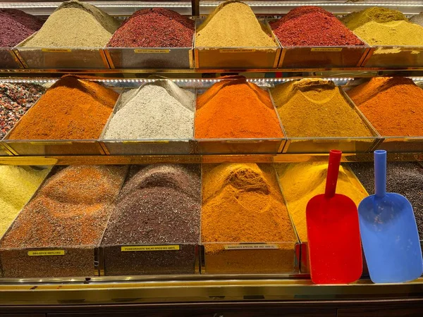 Oriental Spice Market Istanbul Turkey — Stockfoto