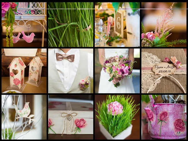 Colección de detalles de la boda — Foto de Stock