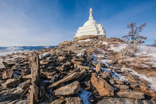 Heilige stoepa in Siberië — Stockfoto