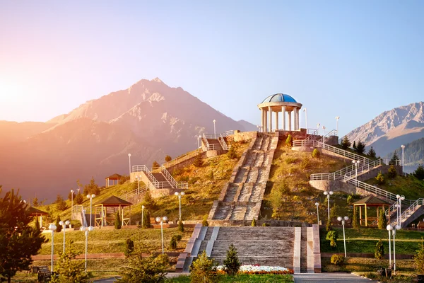 Parkir di pegunungan — Stok Foto