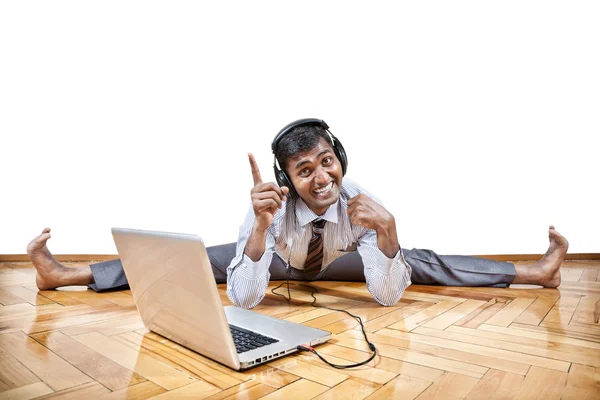 Yoga de negocios — Foto de Stock