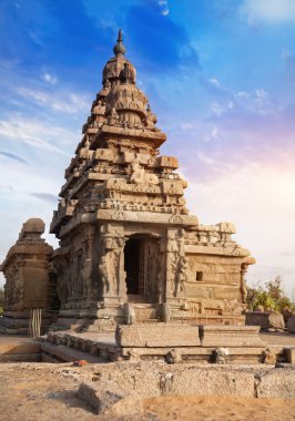 Shore temple in Mamallapuram clipart