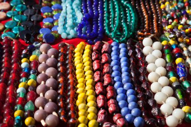 Necklaces at Goa market