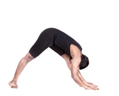 Yoga ileriye doğru bükme poz