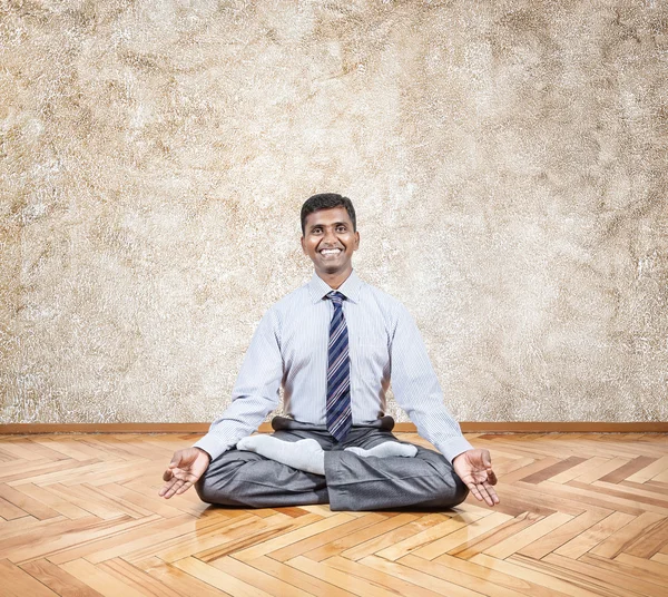 Business yoga — Stockfoto