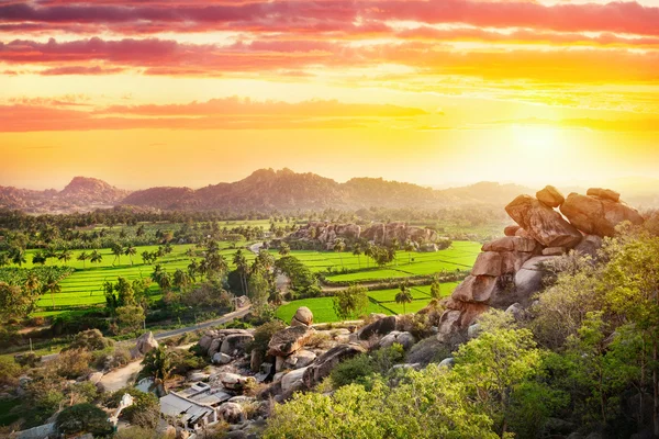 Vale de Hampi na Índia — Fotografia de Stock