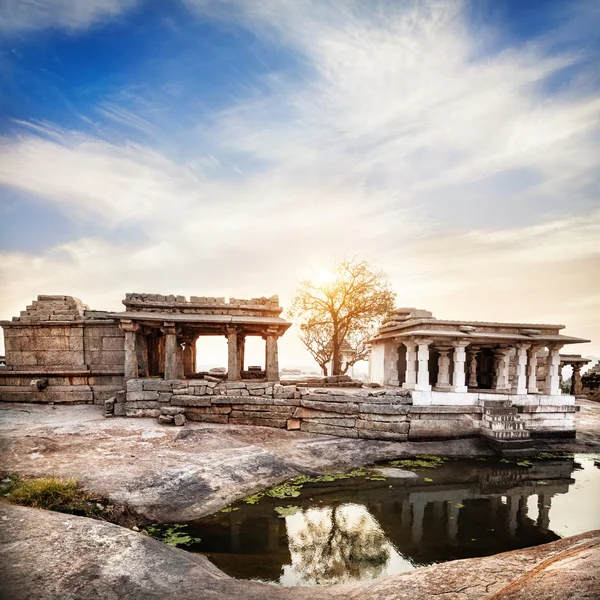 Zříceniny v Hampi — Stock fotografie