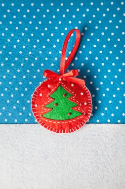 Noel el yapımı keçe oyuncak