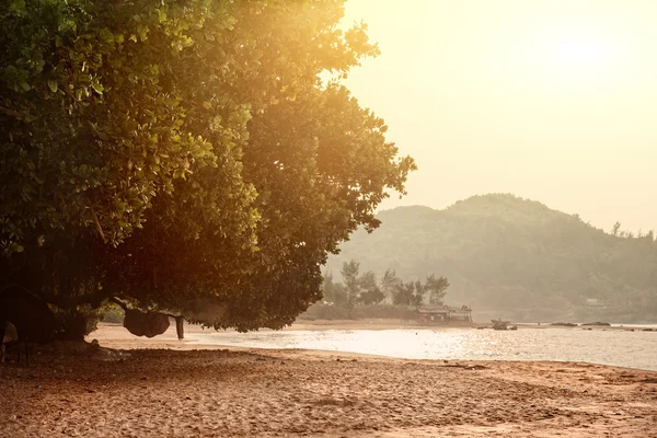 Om beach in India — Stock Photo, Image