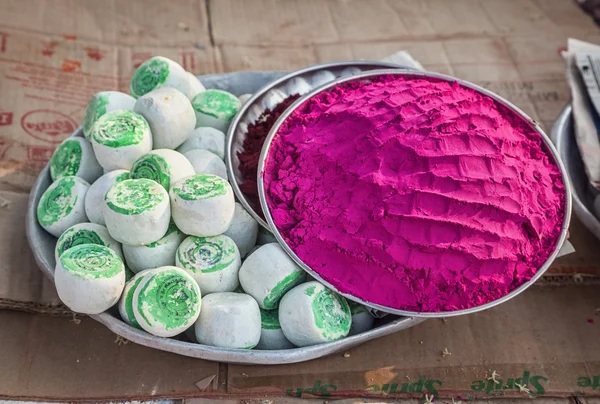 Indian pink powder — Stock Photo, Image