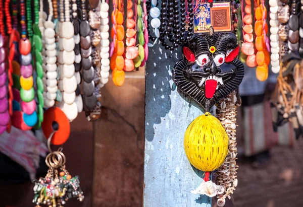 Indian souvenirs at market — Stock Photo, Image