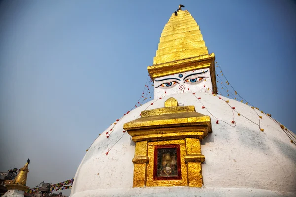 Buddhist stupa in Bodnath — Stock Photo, Image