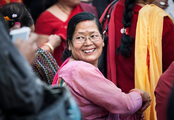 Женщина из Непала — стоковое фото