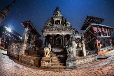 Durbar square bhaktapur gece 