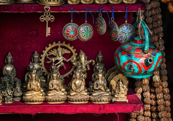 Souvenirbutik i Nepal — Stockfoto