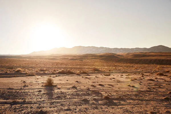 Paysage Montagnes Désertiques Coucher Soleil Dans Sud Kazakhstan — Photo