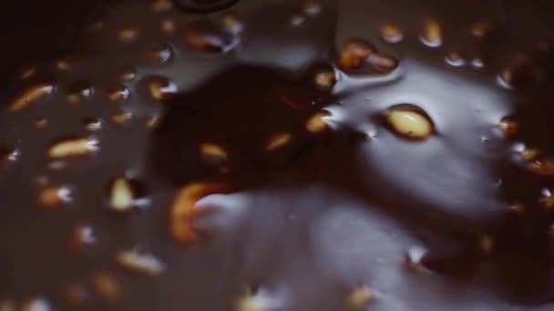 Process of making homemade chocolate confectionery — Vídeo de Stock