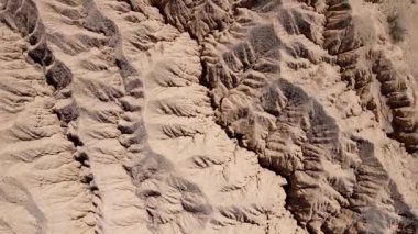 Kazakistan 'daki Charyn Canyon çöllerinin insansız hava aracı görüntüleri.