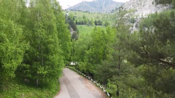 Diga aerea Medeo in montagna ad Almaty — Video Stock