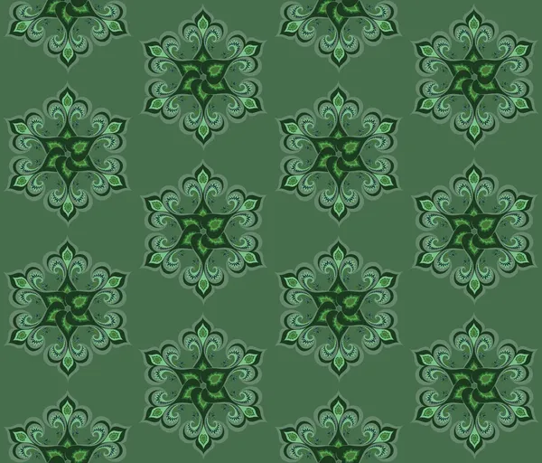 Fan _ shaped pattern of flowers — стоковый вектор