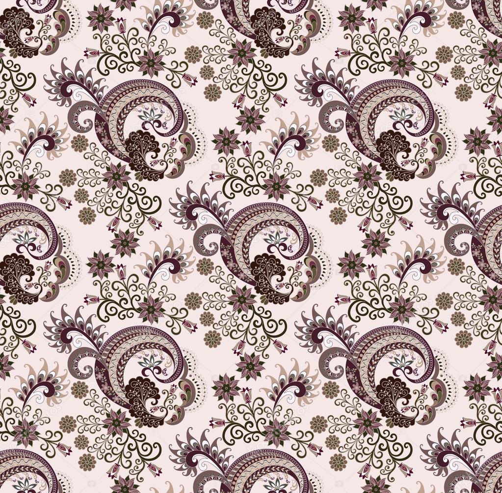 paisley in shades of lilac