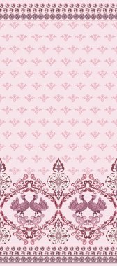 Dekoratif Kuş ile geniş lamineye