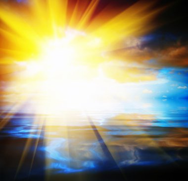 soyut güneş arka plan