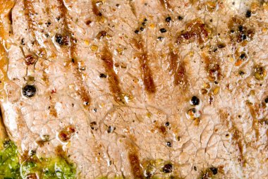 Sebzeli ve sebzeli BBQ Et