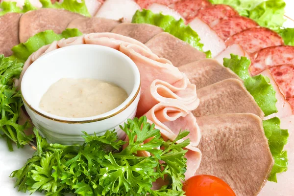 Sliced Meat — Stock Photo, Image