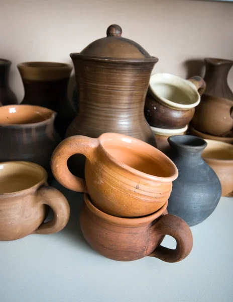 Clay pottery ceramics — Stock Photo, Image