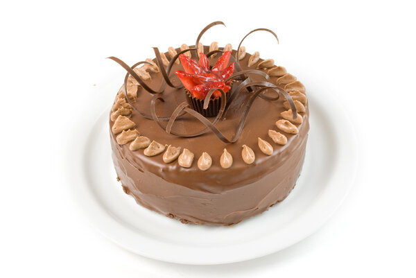 торт изолирован на белом фоне