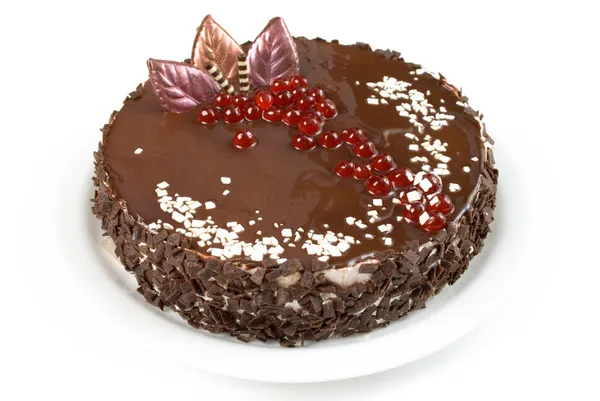 Cake isolated on white — Stock Photo, Image