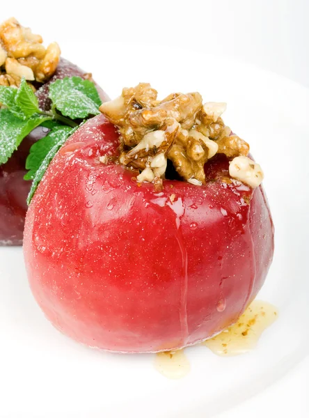 빨간 구운된 사과 — 스톡 사진