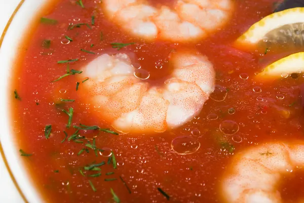 Paradicsom leves garnélarák — Stock Fotó
