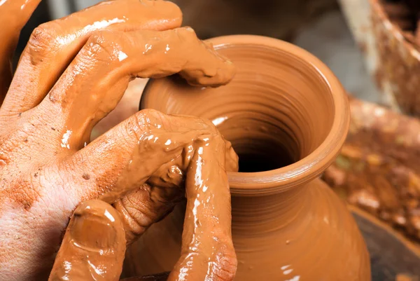 Potter at work — Stock Photo, Image