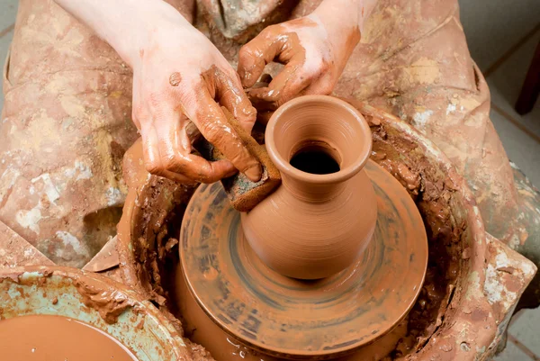 Potter at work — Stock Photo, Image