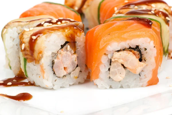 Sushi isoliert — Stockfoto