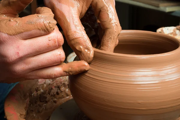 Potter iş başında. — Stok fotoğraf