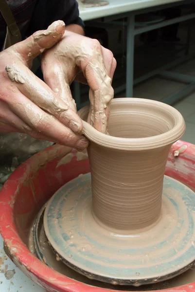 Potter at work — Stock Photo, Image