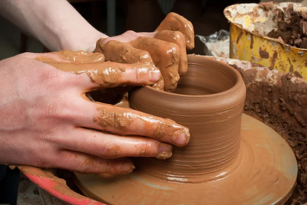 Potter at work — Stock Photo, Image