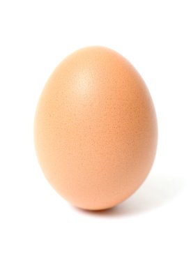 kırpma yolu beyaz zemin üzerine yumurta yakın çekim