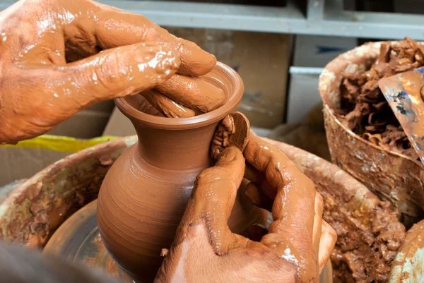 Potter at work — Stock Photo, Image