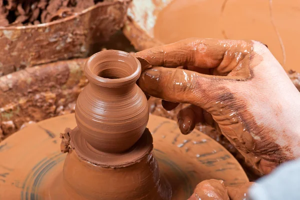 Potter at work — Stock Photo, Image