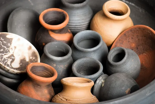 Pots. background — Stock Photo, Image