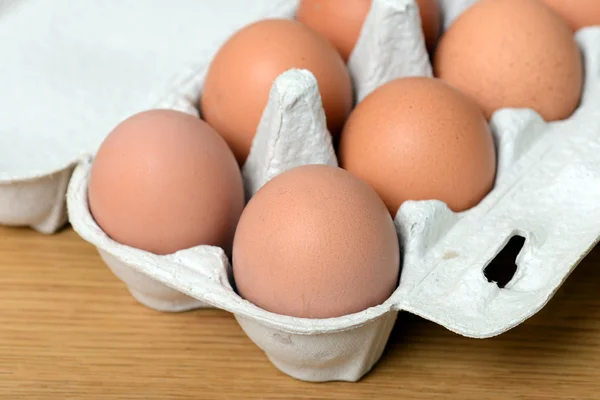 Eggs in the package — Stock Photo, Image