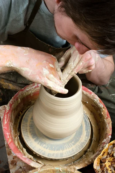 Potter at work — Stock Photo, Image